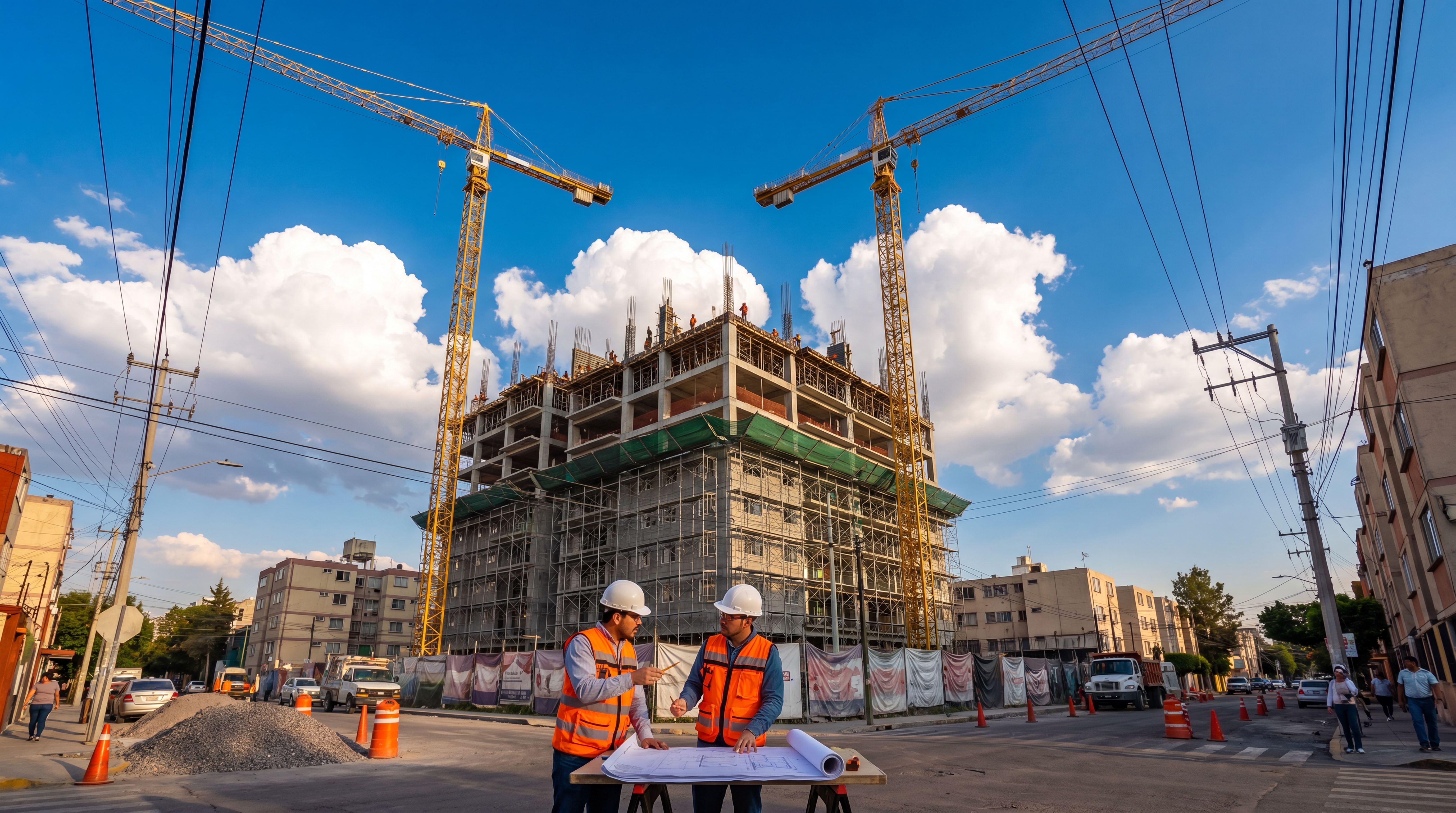 Construcción torre de departamentos ISSMAX